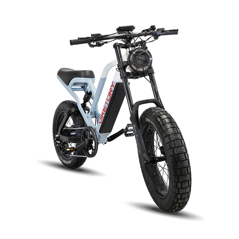 NAVY E-Bike FATBIKE Marineblau/Weiß