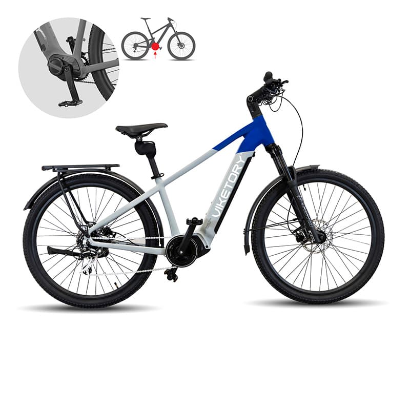 VENTIX +Plus E-Bike URBAN Grau/Blau