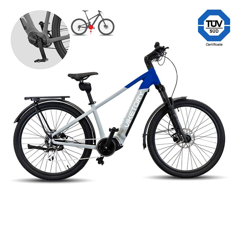 VENTIX +Plus E-Bike URBAN Grau/Blau