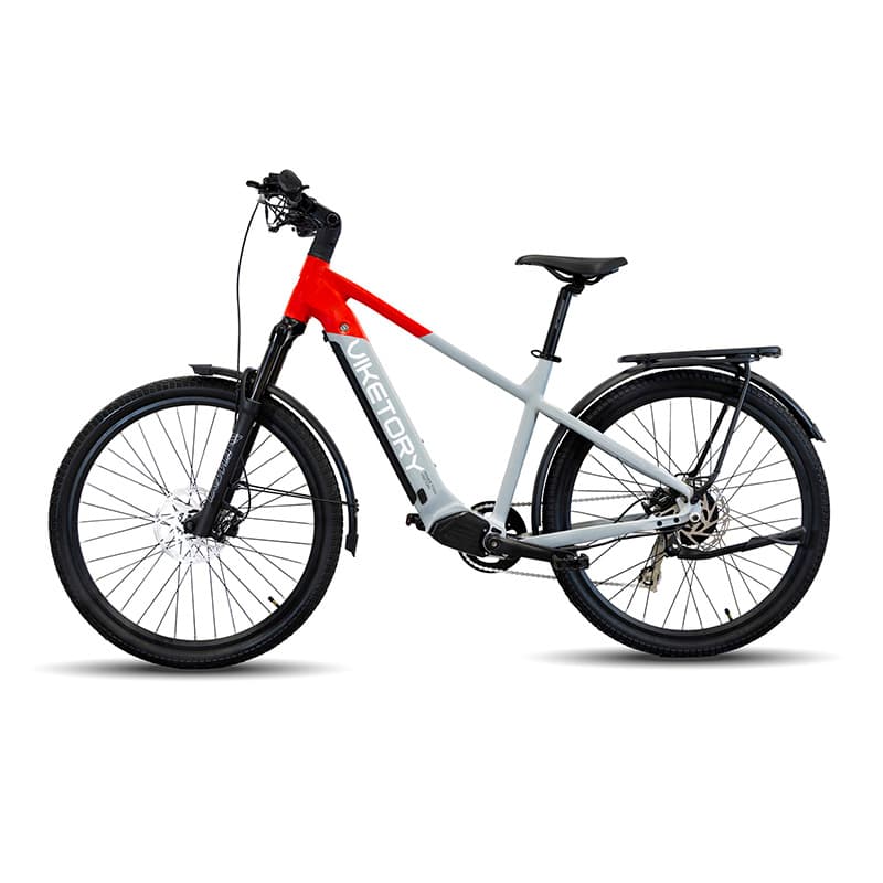 VENTIX +Plus E-Bike URBAN Grau/Rot
