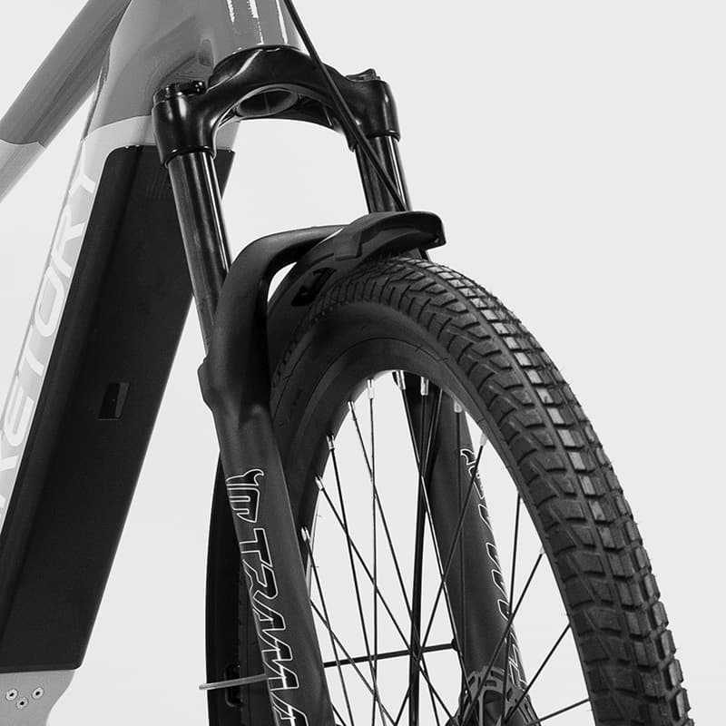 VENTIX +Plus E-Bike URBAN Grau/Rot