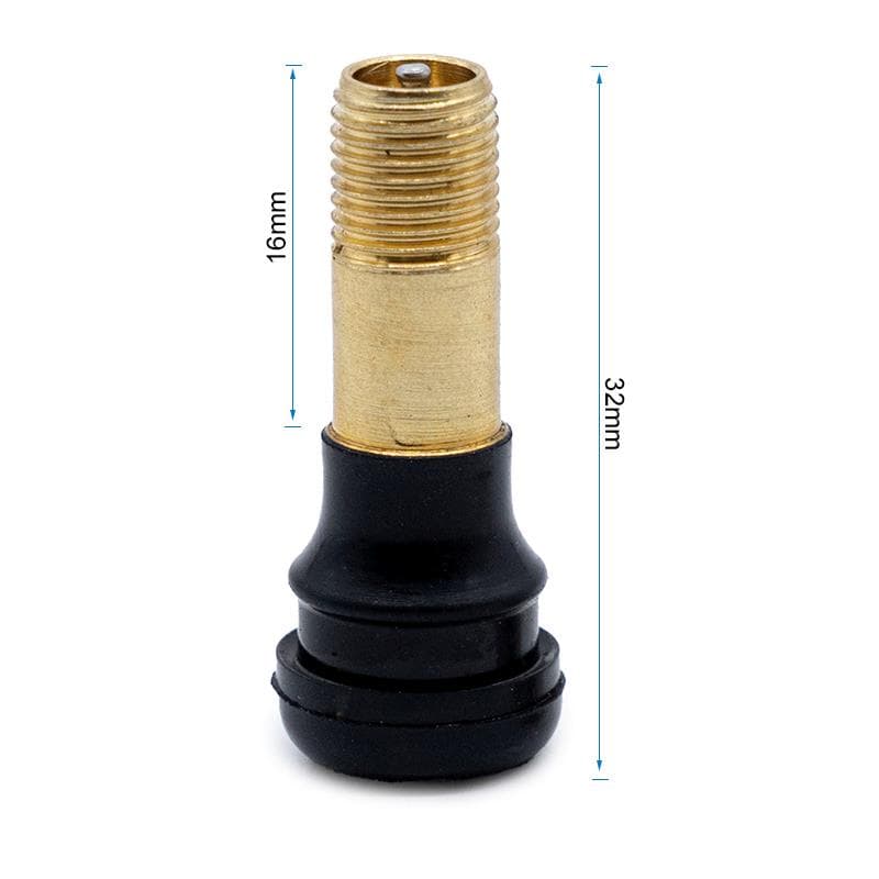 Tubeless Ventil gerade 32mm (Druckdichtung) - PVR40 - 20Stk