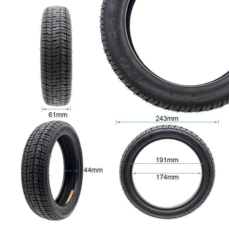 Tubeless Cityroad Reifen 60/65-6,9 [Ewheel]