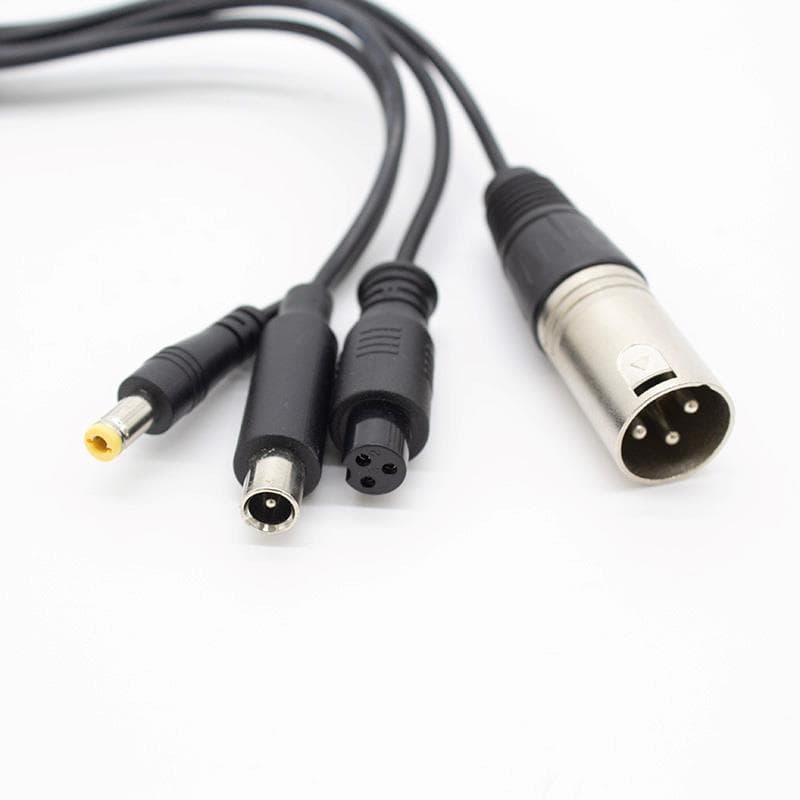 GX16 auf DC/XLR/GX12 Adapter