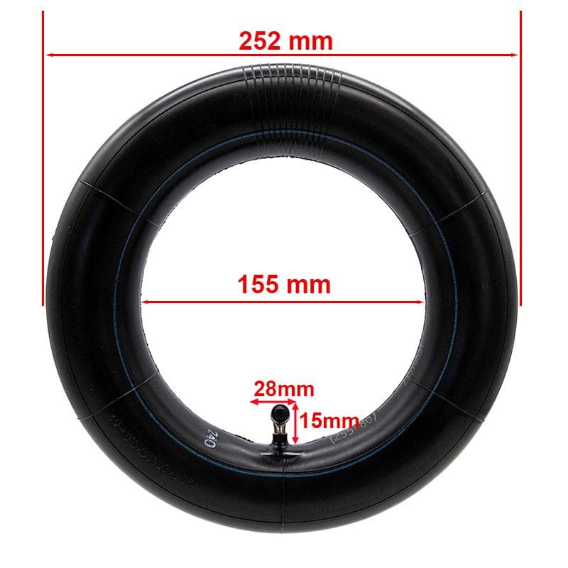 Schlauch 80/65-6(10x3)(255x80) VC 90x90º [Ewheel]
