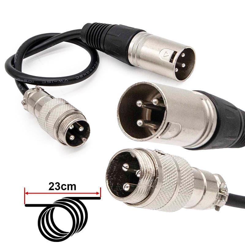 GX16 XLR Luftadapter