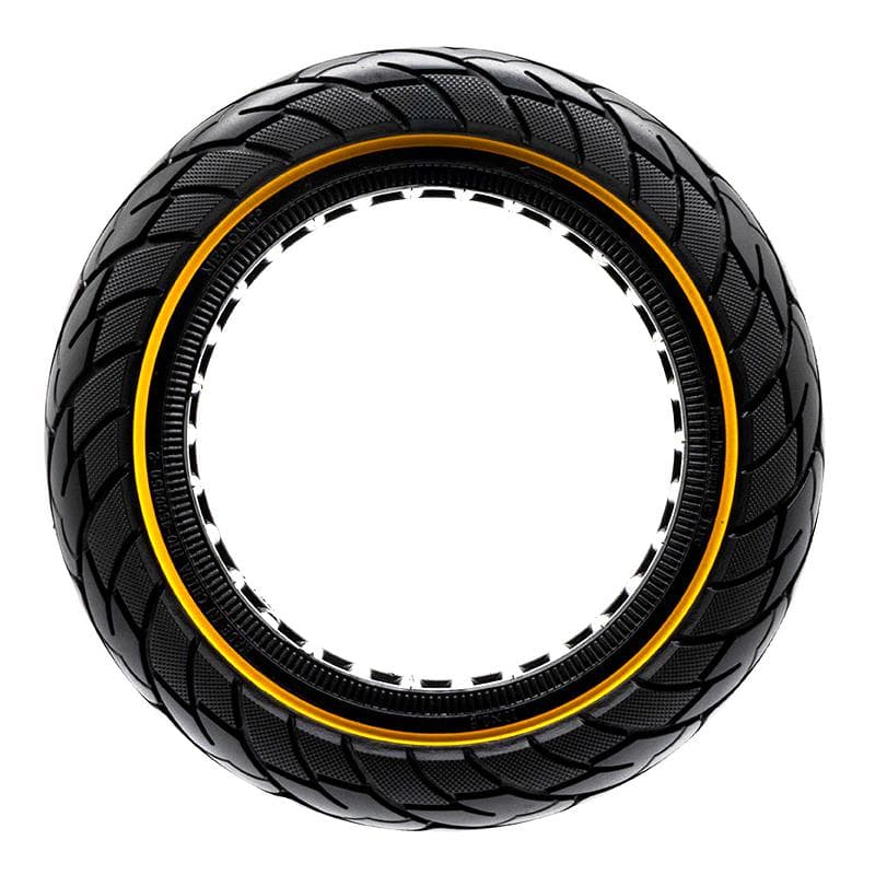 Ultraleichtes Vollrad 10x2,5-6,5/B44 gelbe Linie Nedong