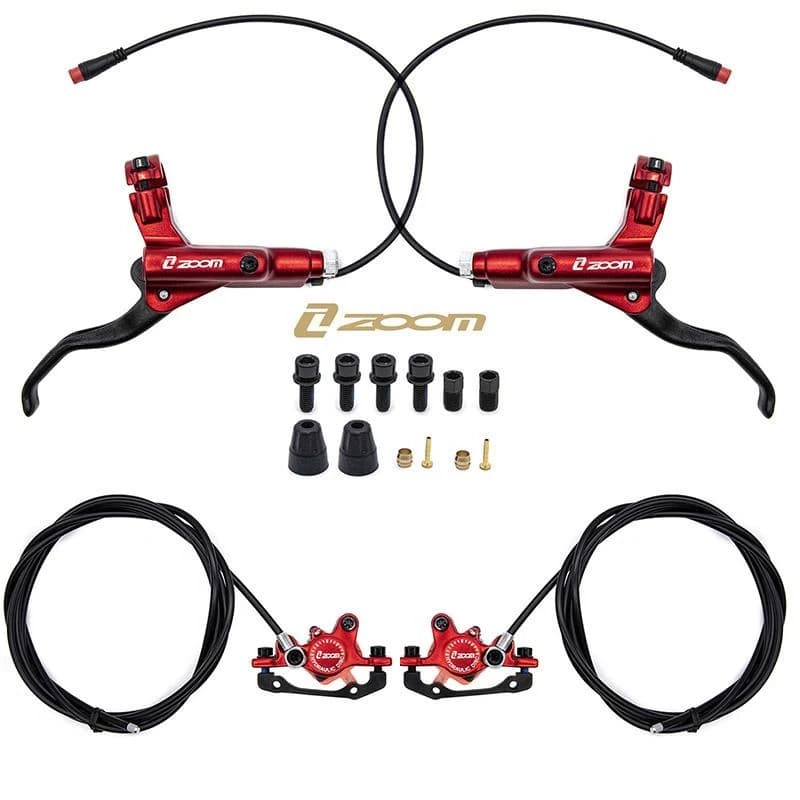 Rotes hydraulisches Bremskit CR-3 Vorderseite L Rückseite R [Zoom]