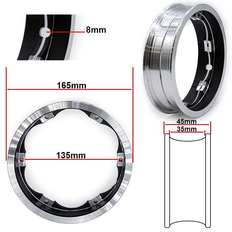Motorreifen 6 und Rahmen 34mm für Dualtron Eagle/Victor [MINIMOTORS]