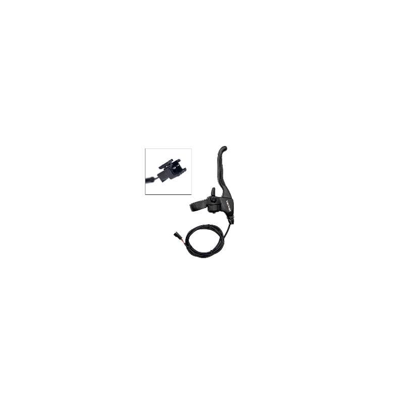 Bremsehebel mit Sensor, Spanner und Klingel L [Zoom] - Stecker SM 1,2M