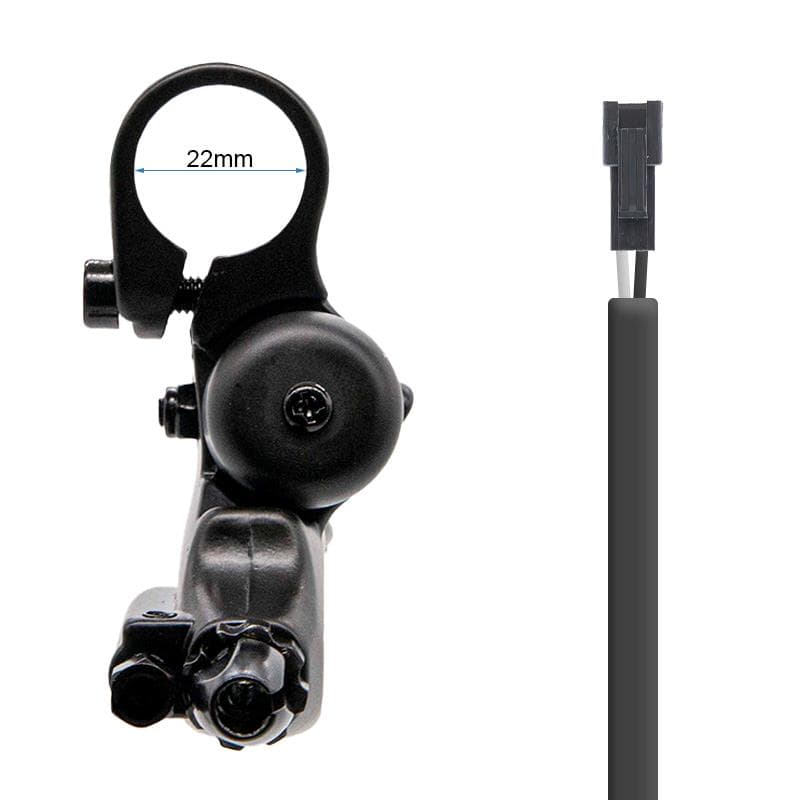 Bremsehebel mit Sensor, Spanner und Klingel L [Zoom] - Stecker SM 1,2M