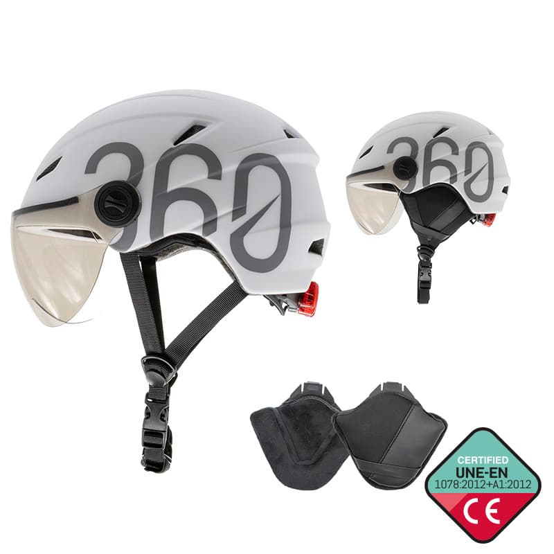 GLOOB Urbano blanco - gris L orejeras desmontables