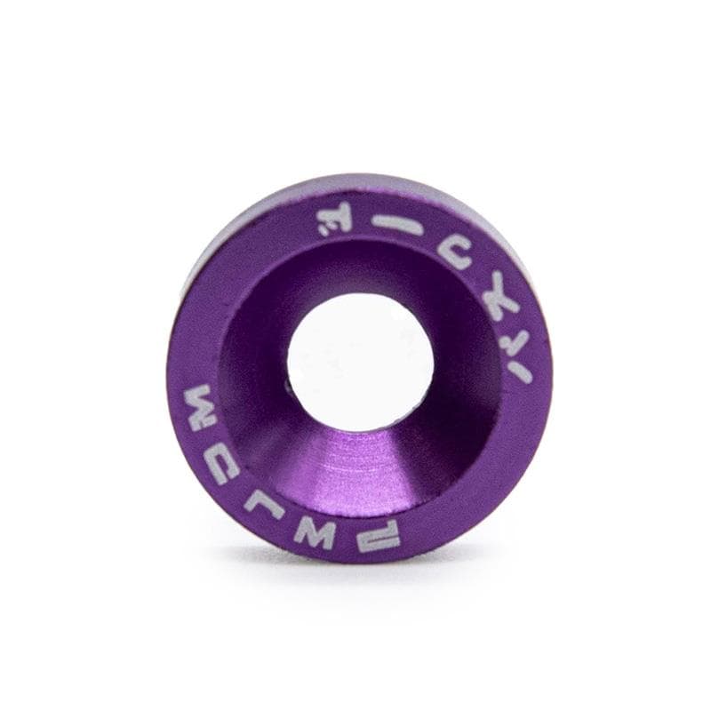 JDM Waschscheibe violett mit Schrauben M6x16 - 10Stk