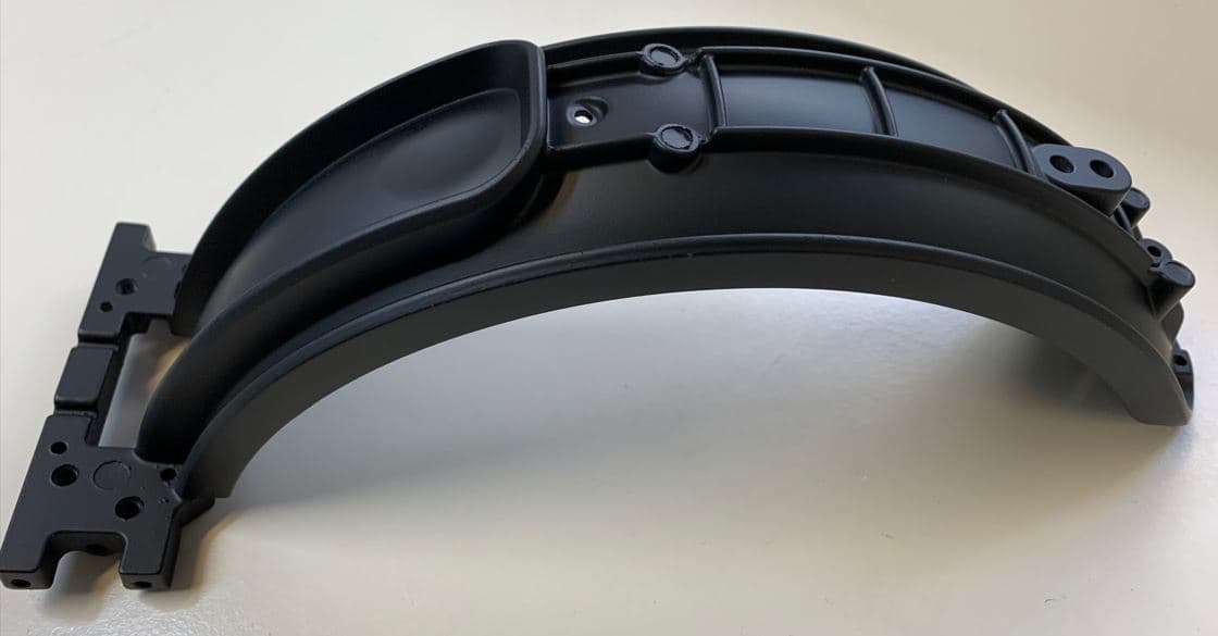 Grundträger Aluminium Radabdeckung hinten (Two/Sirius)