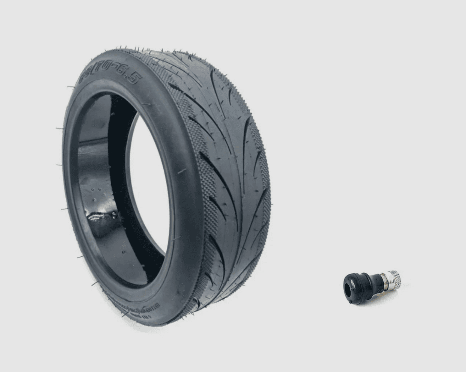 E-Scooter Reifen 60/70-6,5 Zoll Tubeless mit Pannenschutz-Gel inkl. Ventil