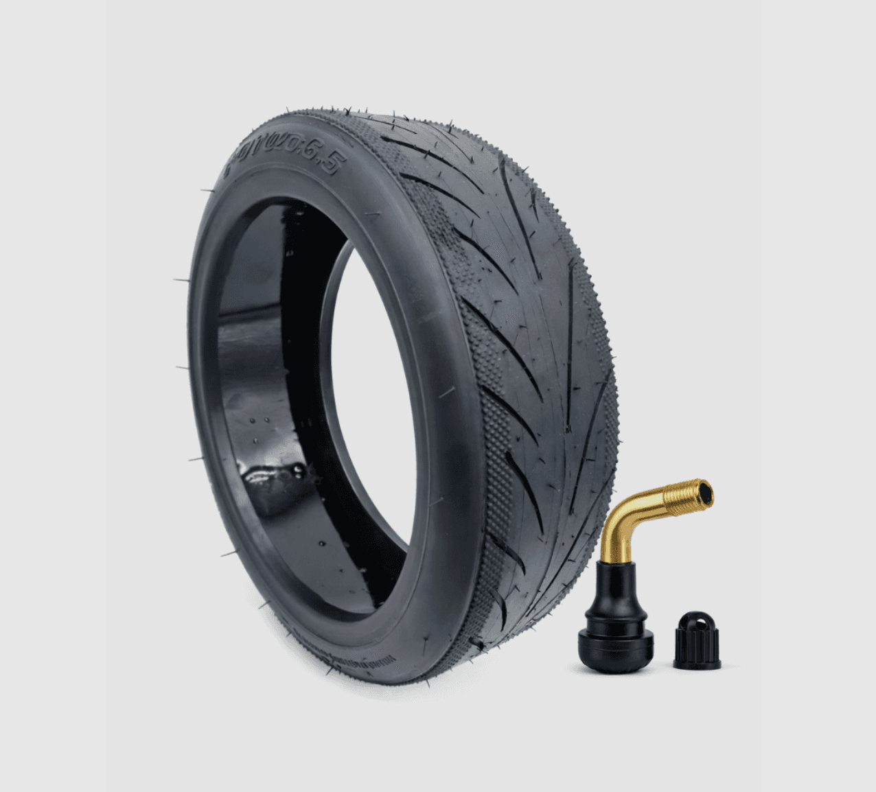 E-Scooter Reifen 60/70-6,5 Zoll Tubeless mit Pannenschutz-Gel inkl. 90°-Ventil