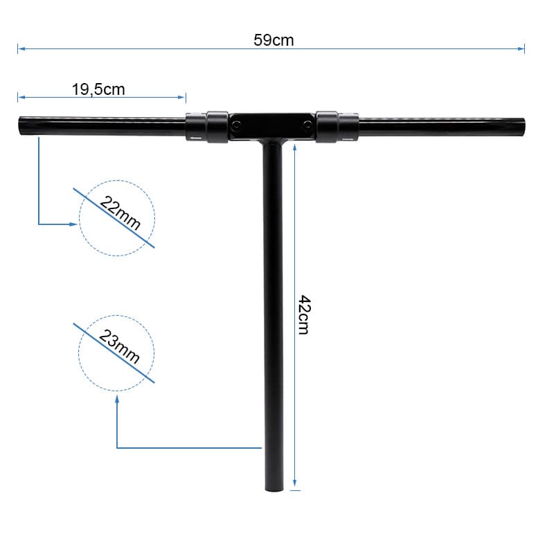 42/59 cm manillar plegable para Smartgyro