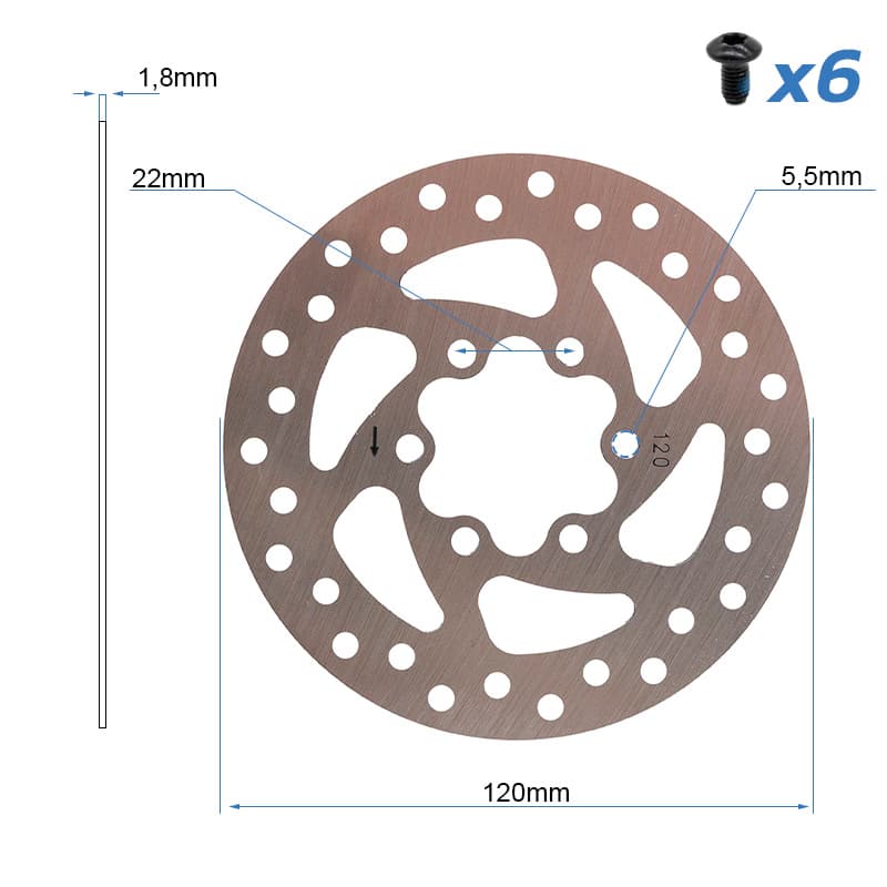 Bremsscheibe Niu KQi3 MAX