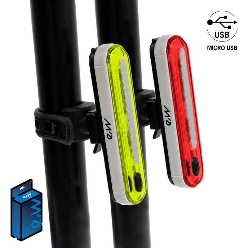 Hochleistungs-LED-Front- und Rücklicht-Set EWL002 wiederaufladbar