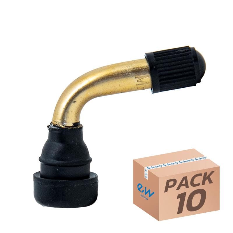 Tubeless Ventil gebogen 90° - PVR 40 - 10 Stück