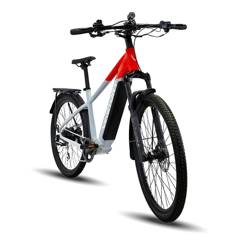 VENTIX +Plus E-Bike URBAN Grau/Rot
