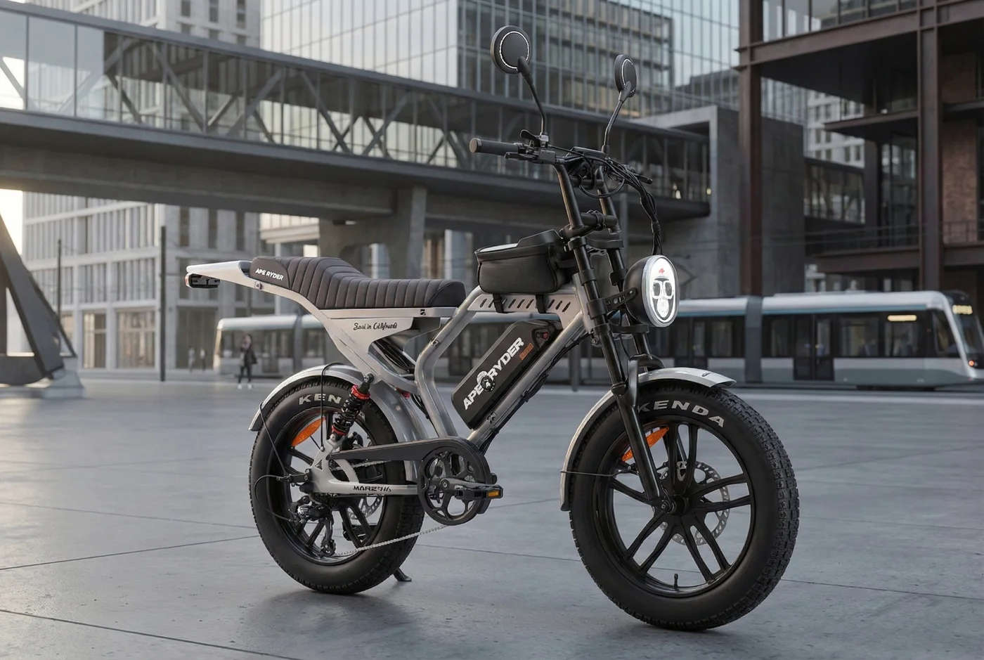 APE RYDER Mandrill Ultra in Storm Grey in der Stadt
