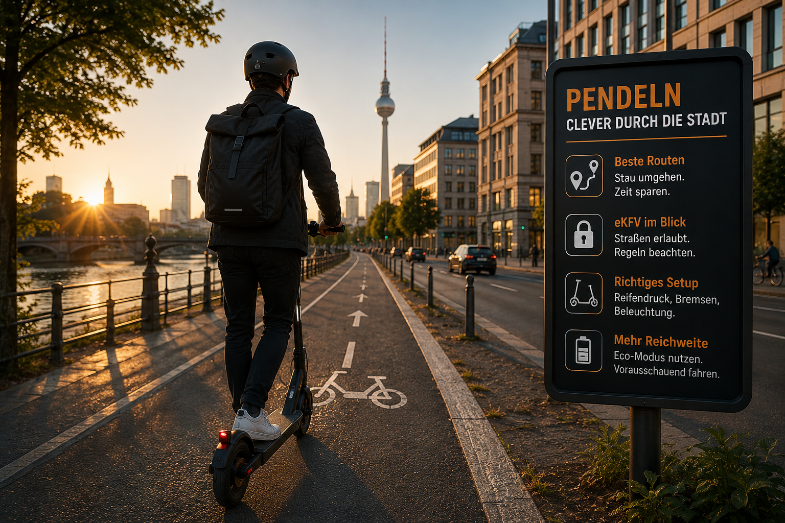 Pendeln mit dem E-Scooter