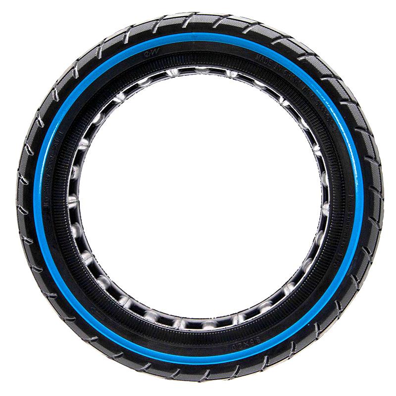 Ultraleicht Vollgummirad 8,5x2-6,1/B34 Offroad Blau Linie [Ewheel]