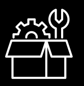 Symbol für Ersatzteilgarantie und Service